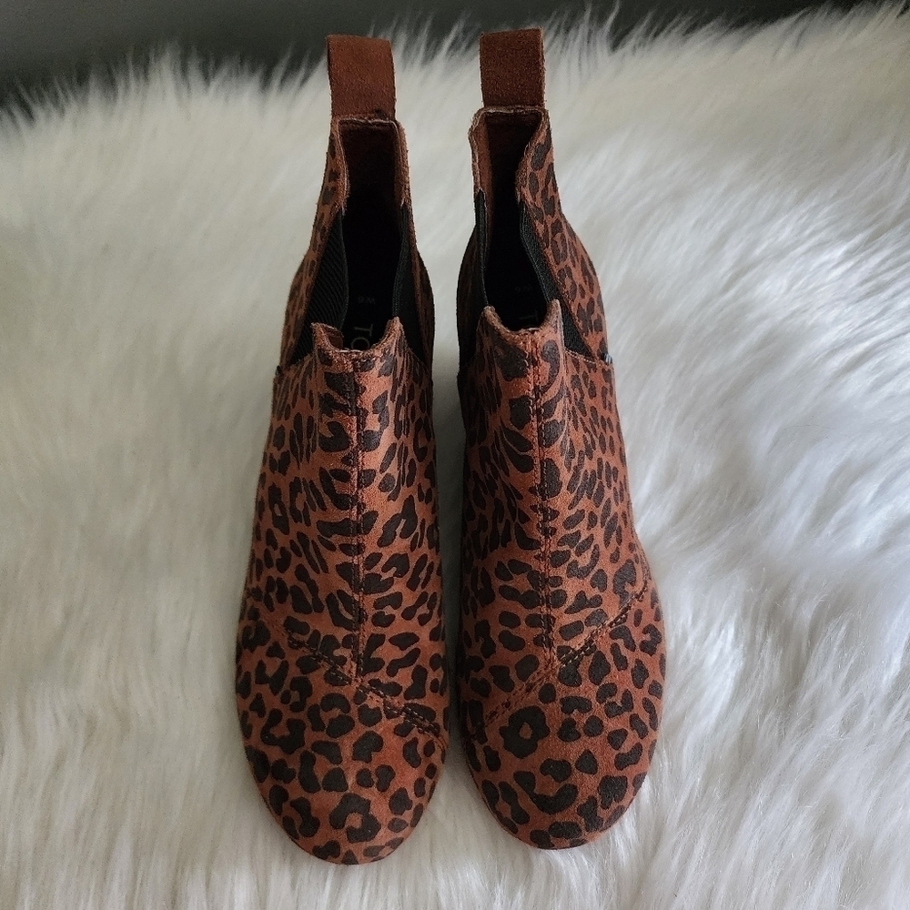 *NWOB* Toms Kelsey Ember Cheetah Ankle Boot - Picture 5 of 8